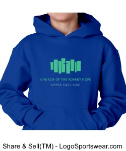 Youth Hooded Pullover Design Zoom